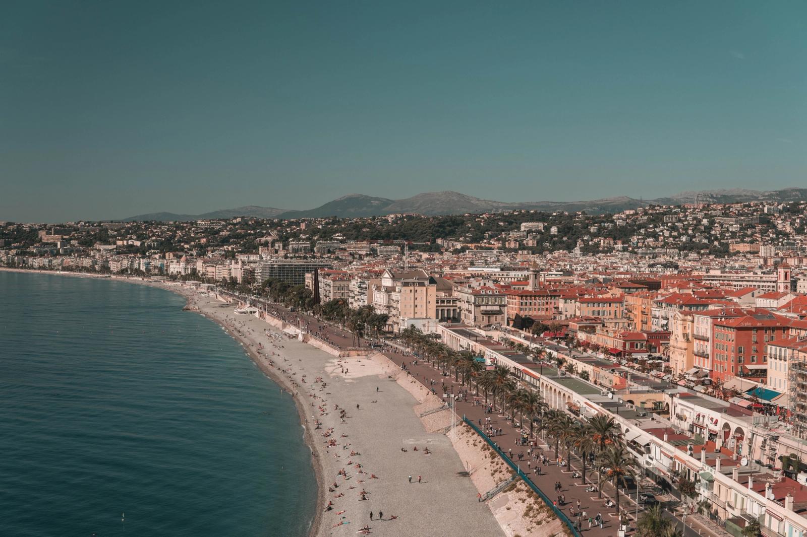 Explore Nice's scenic beachside with its charming mix of sea and city