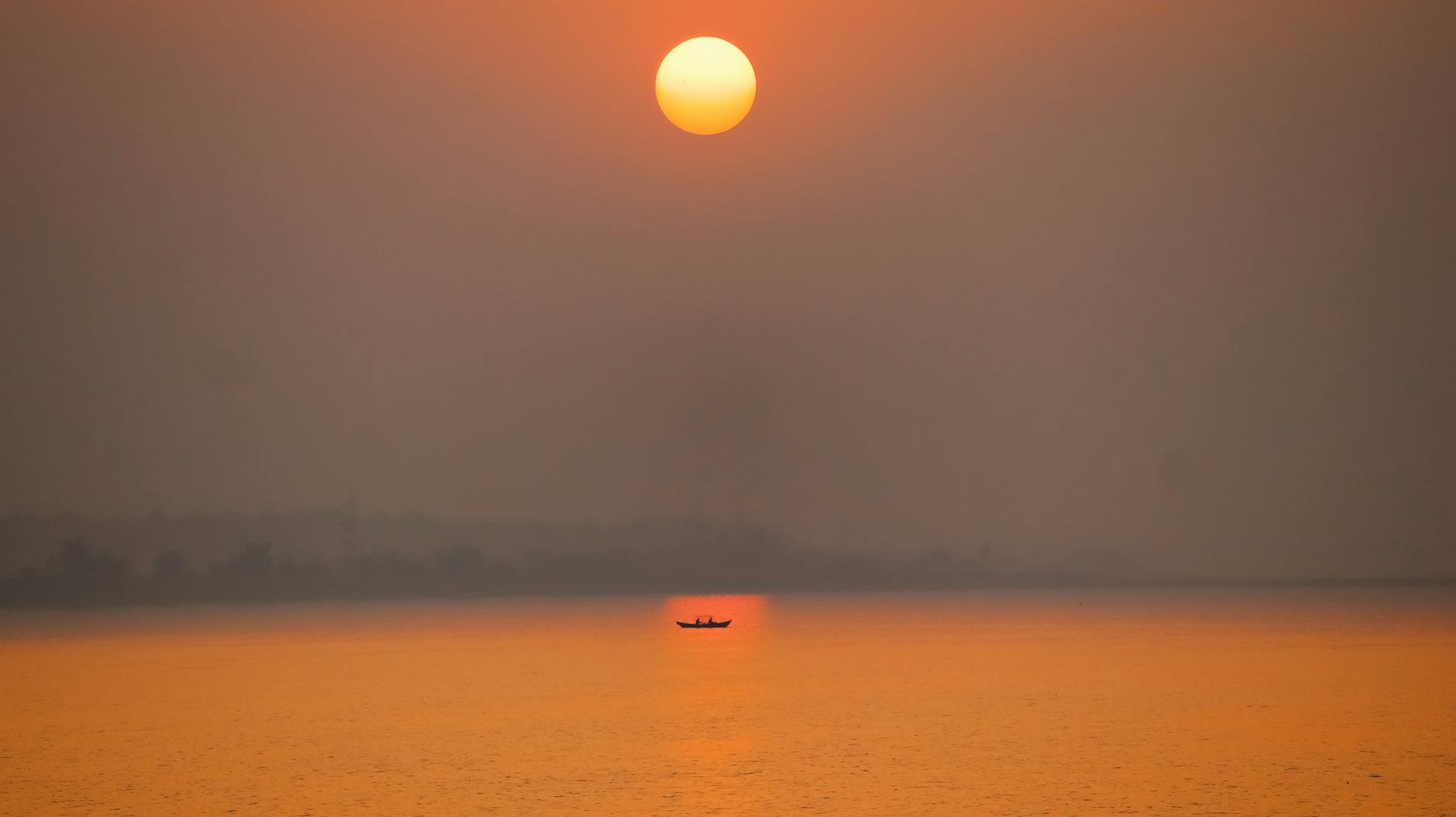 India at golden hour