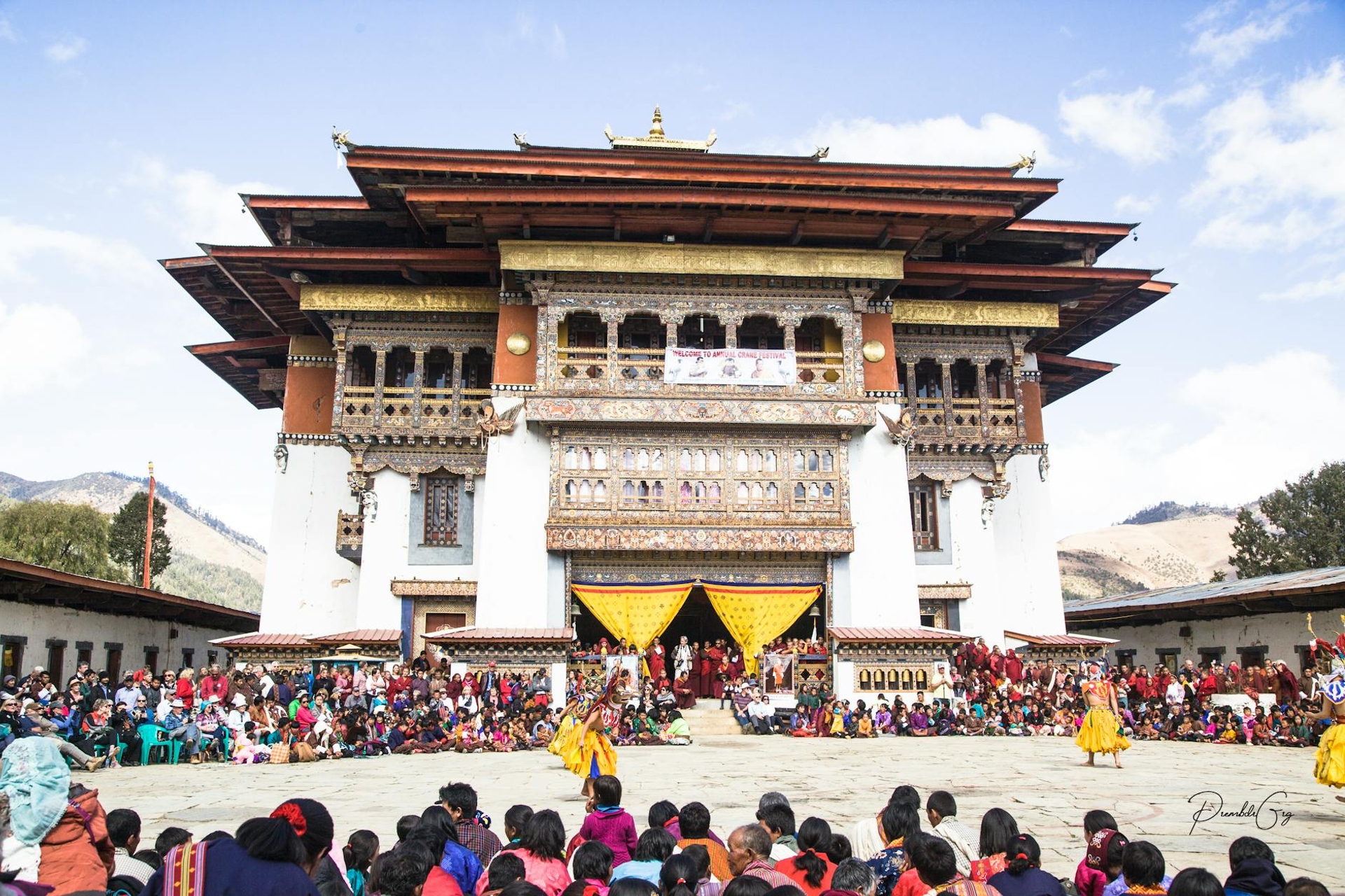 Vibrant celebration at Punakha Dzong