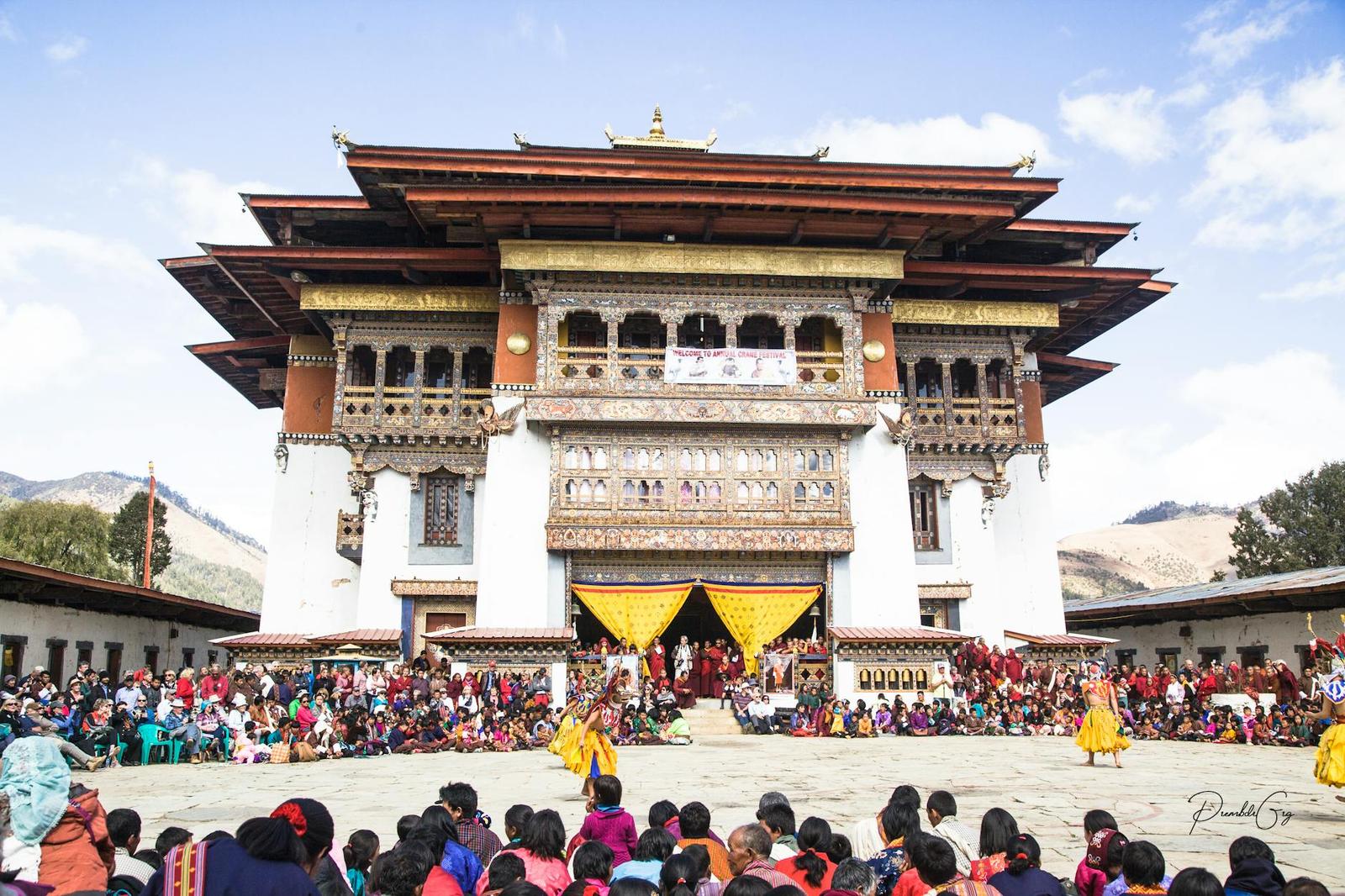 Vibrant celebration at Punakha Dzong