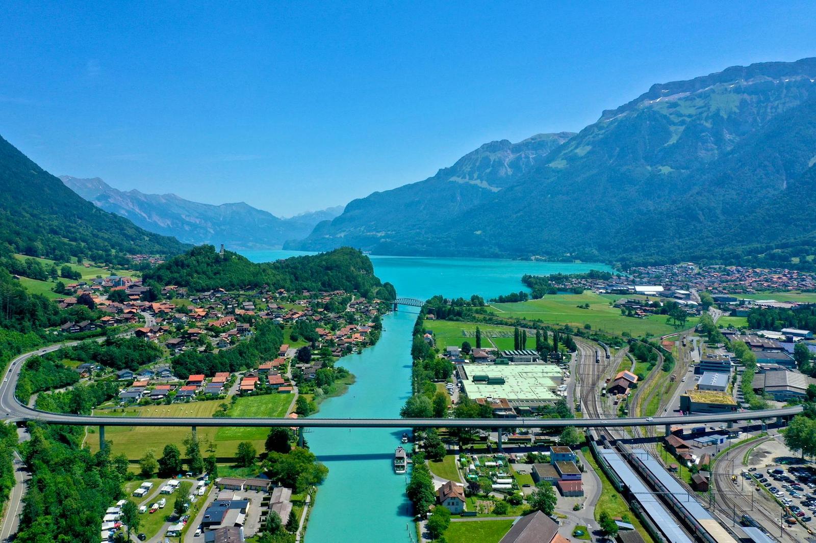 Interlaken on day 5, Switzerland + Germany