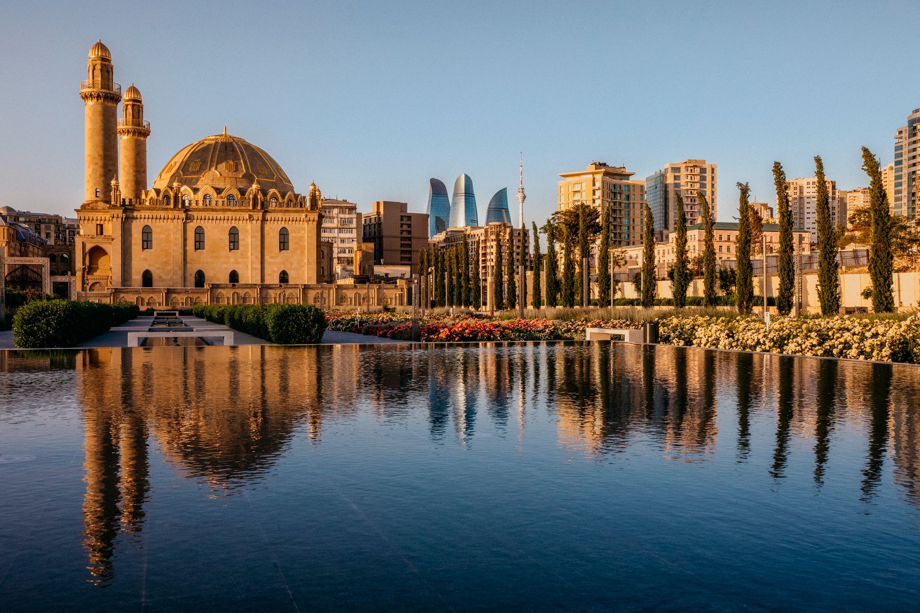 Azerbaijan at golden hour