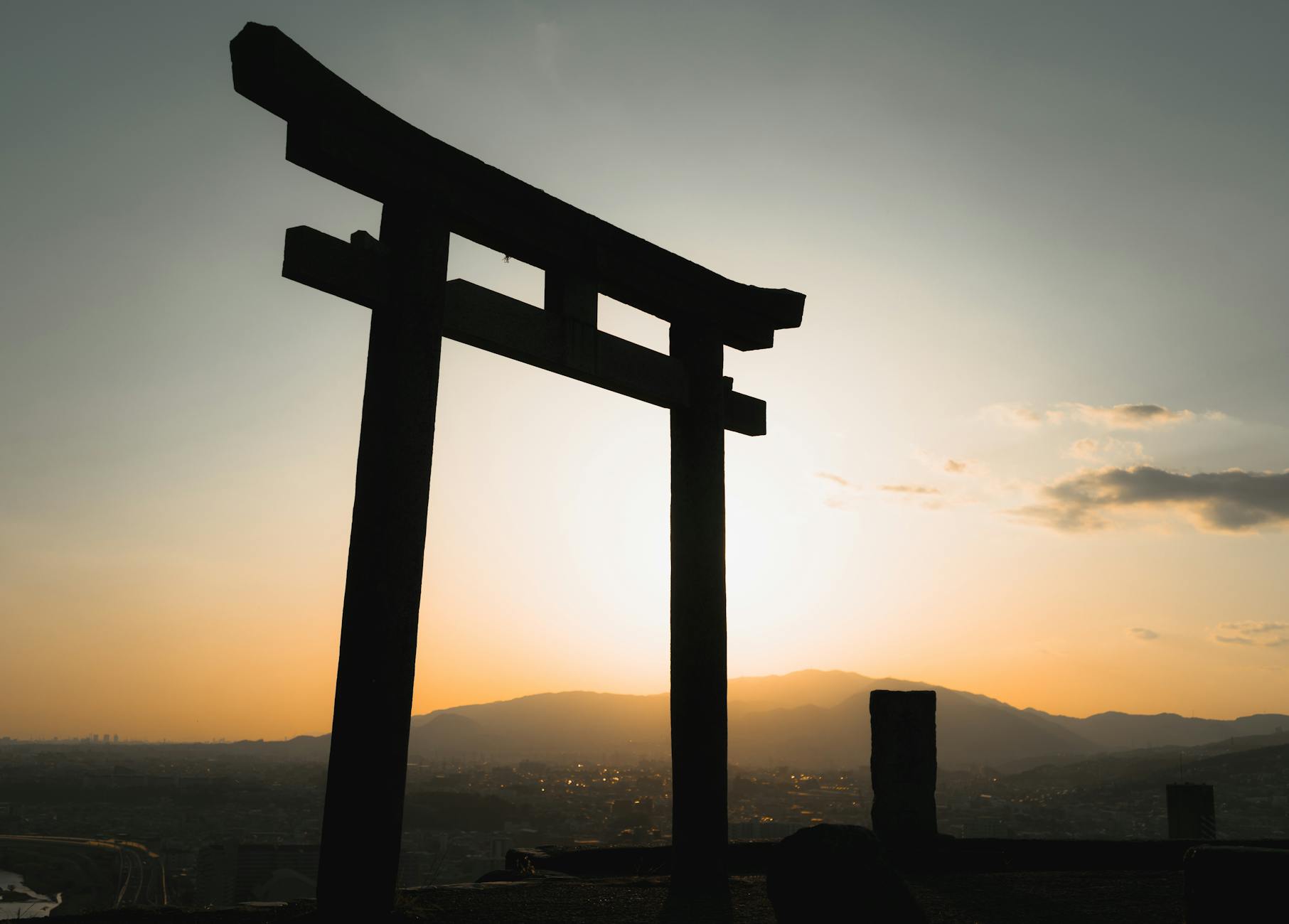 Japan at golden hour