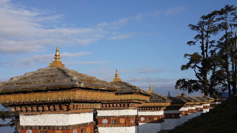 Prayer flags at Dochula Pass
