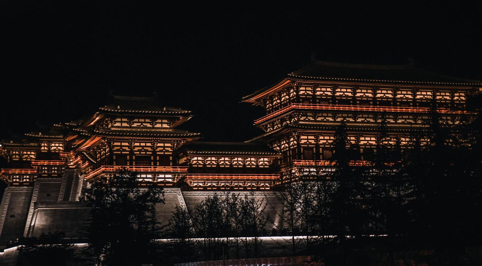 Genting architecture at night