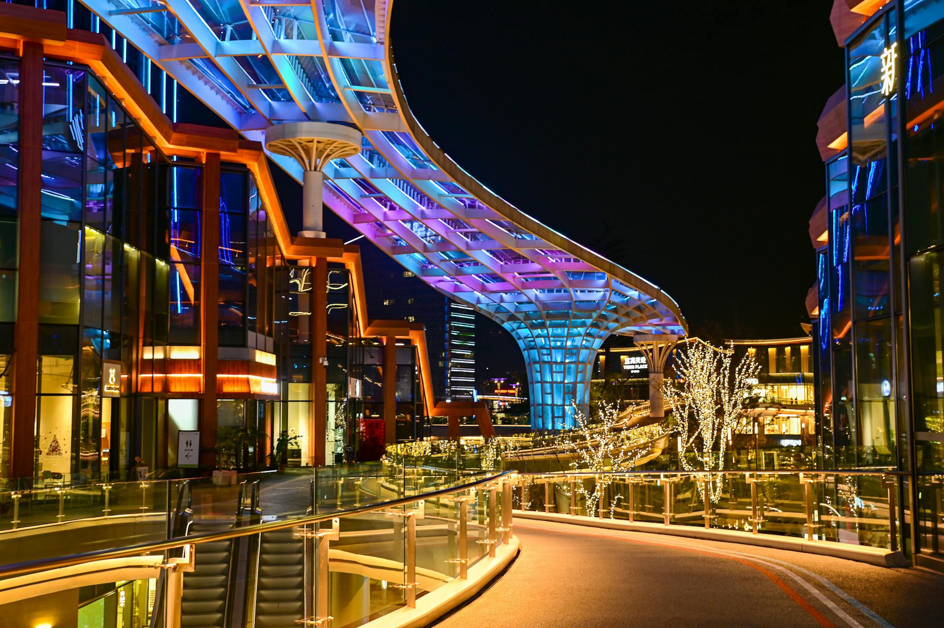 Narita architecture at night