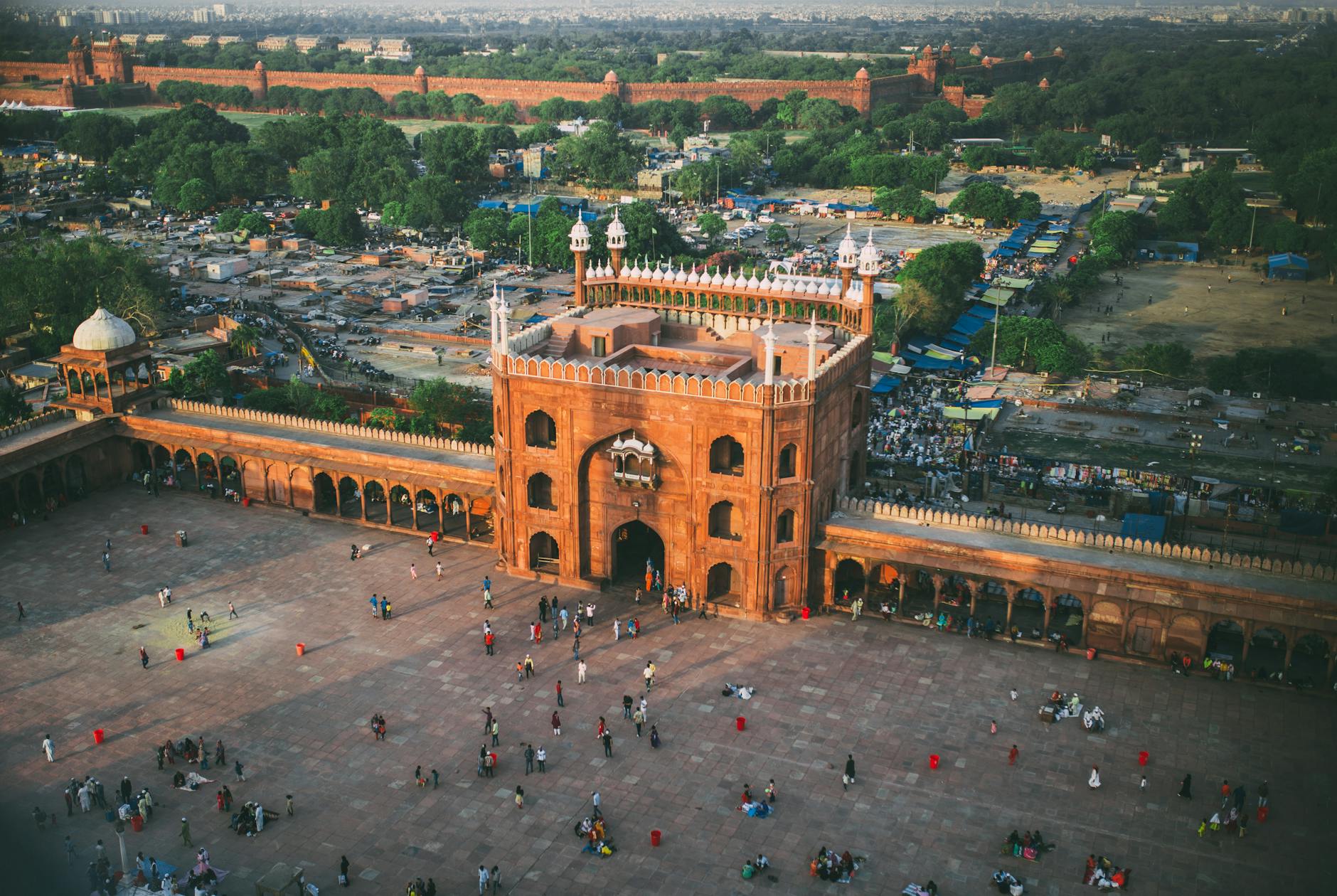 India from above