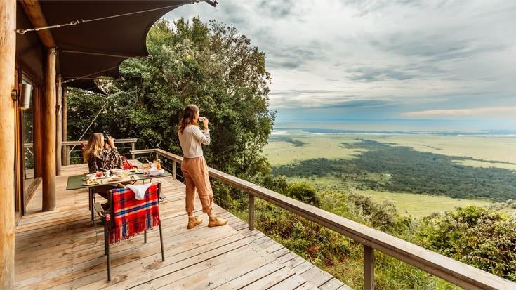 Exclusive-use lodge mornings