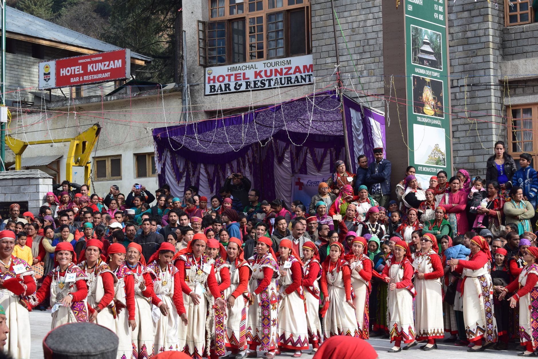 A hotel in Manali, India
