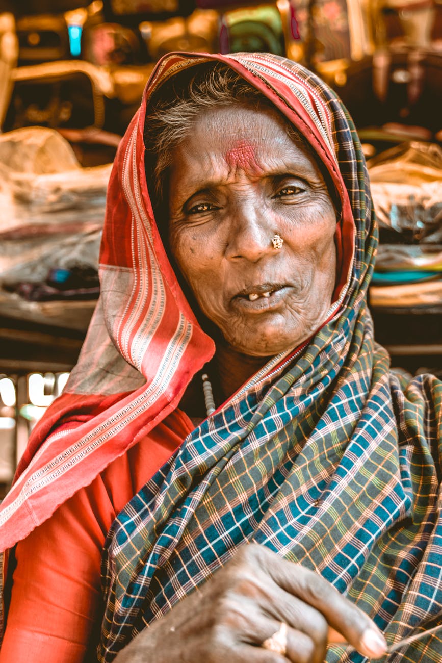 A portrait moment in India