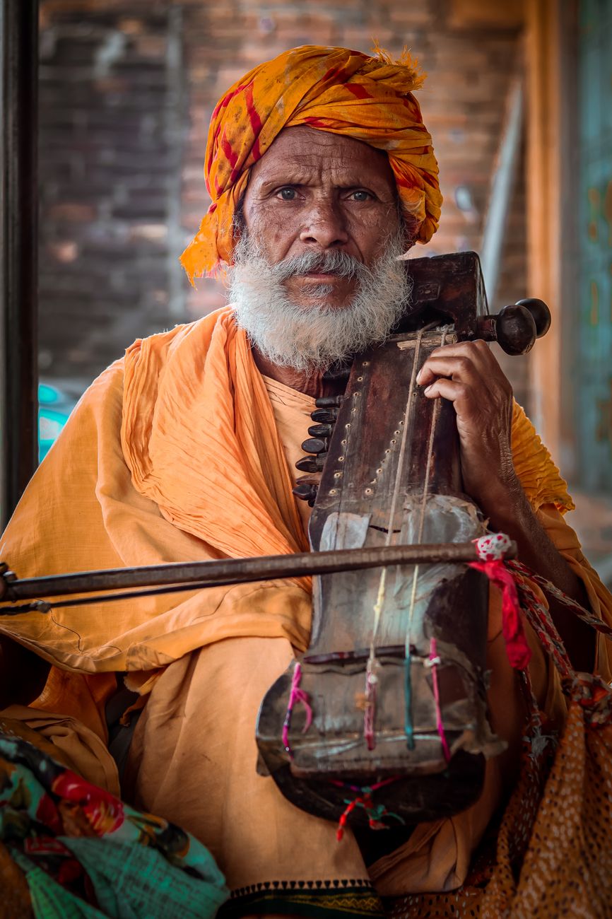A portrait moment in India