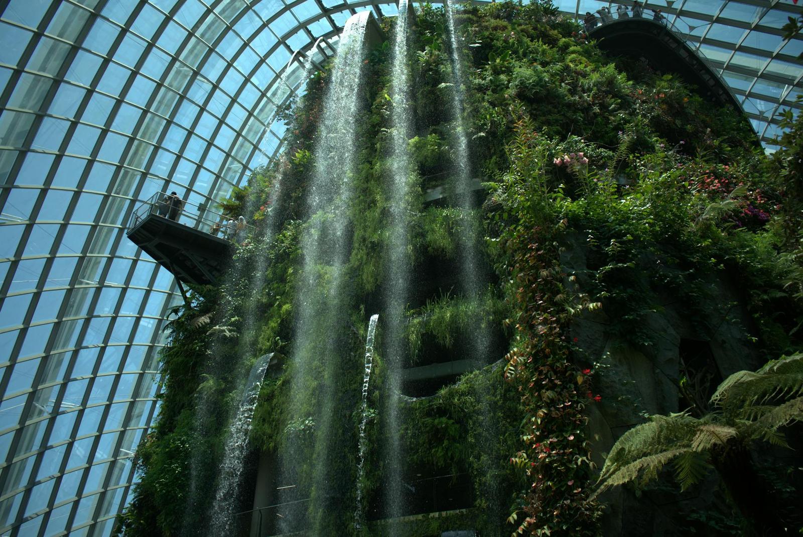 waterfall indoors — Singapore