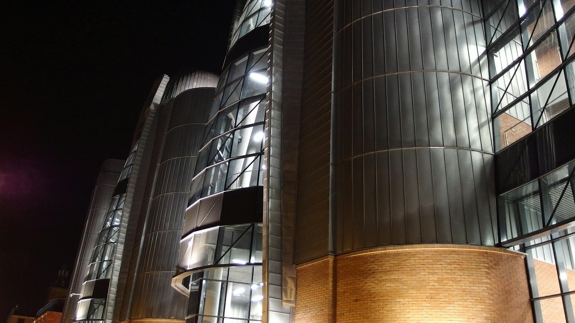 Hop architecture at night