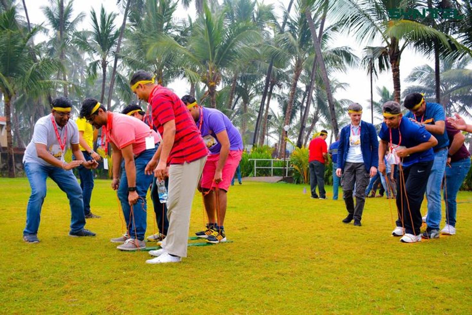 Rice-paddy team challenge