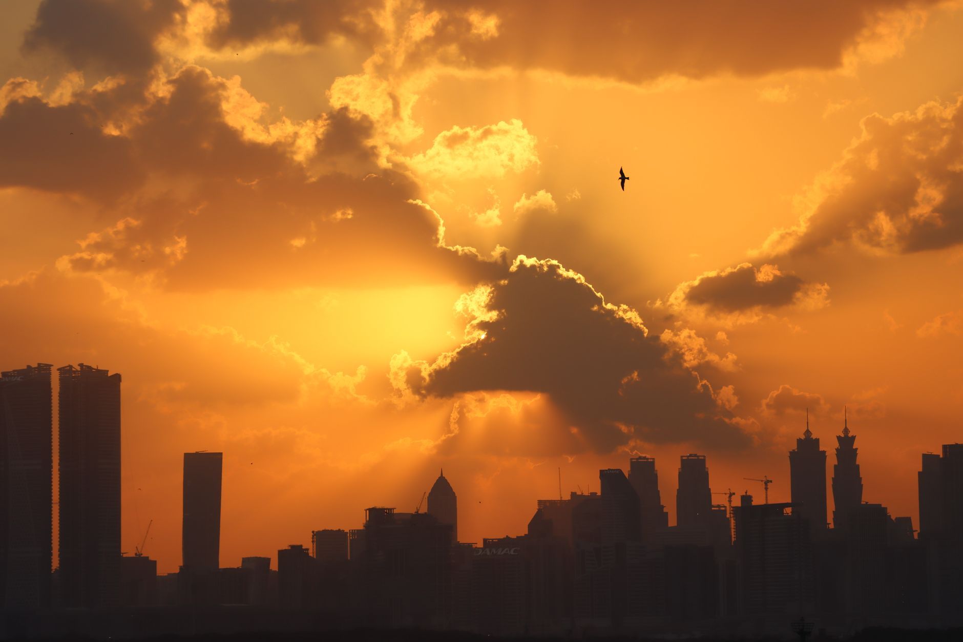 UAE at golden hour
