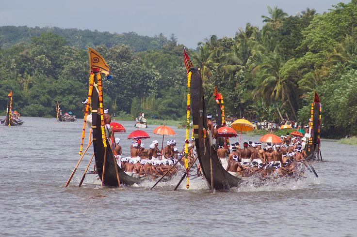 Corporate snake-boat race