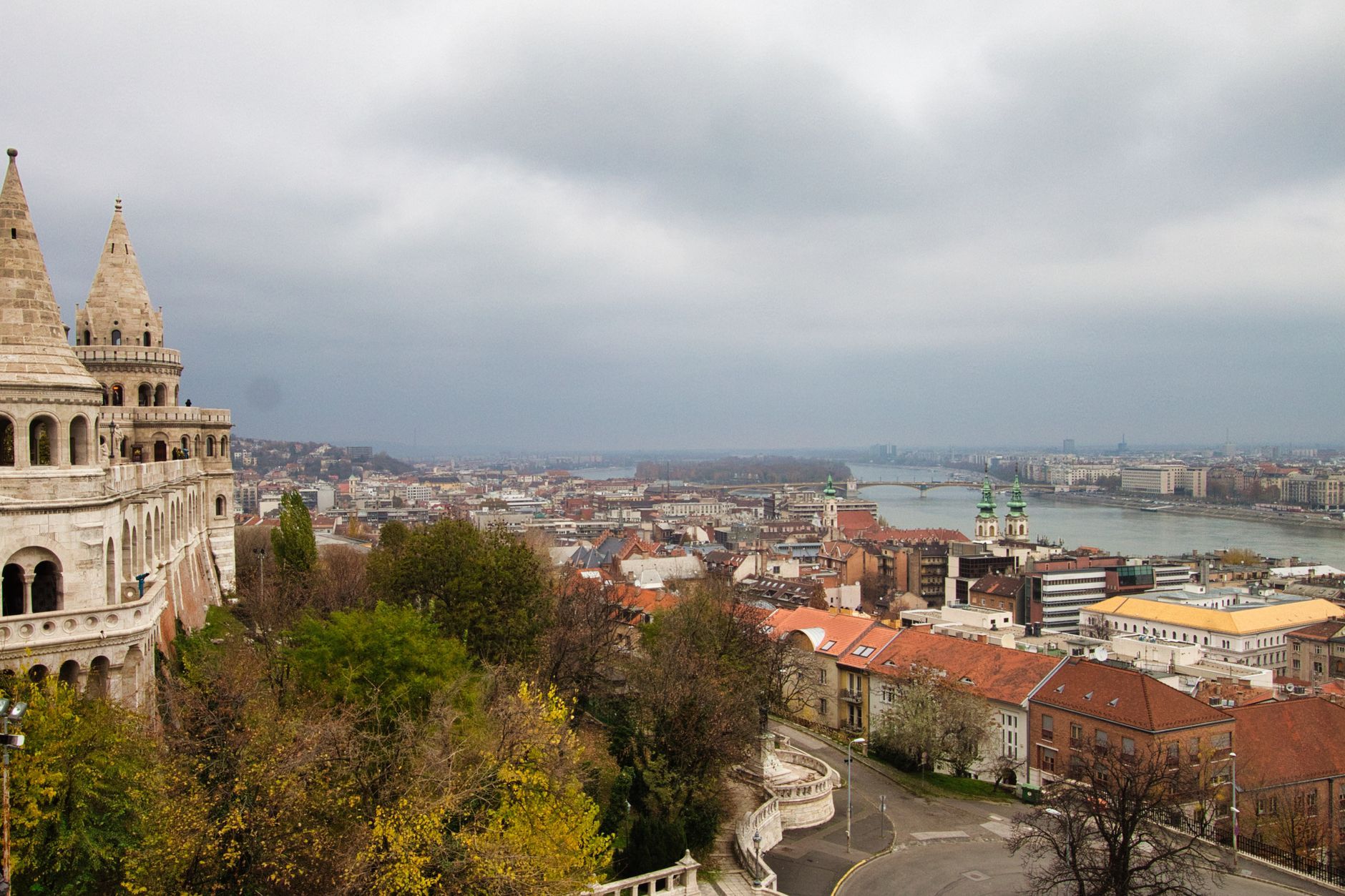 castle above — Budapest, Greece