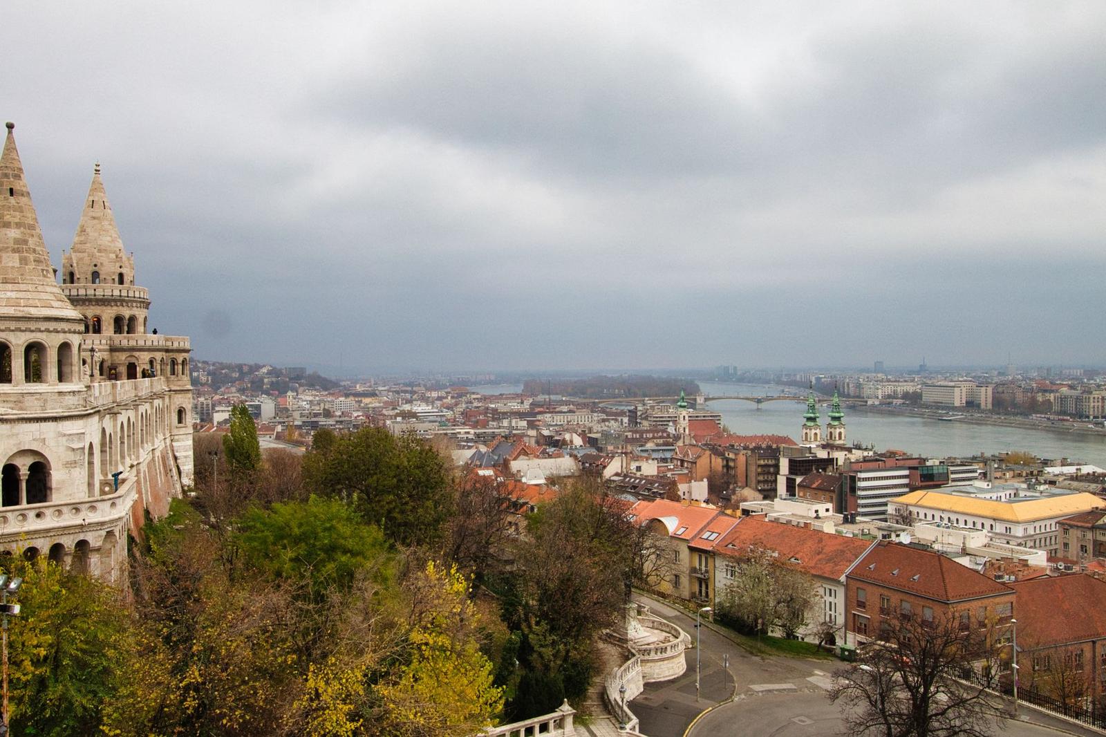 castle above — Budapest, Greece