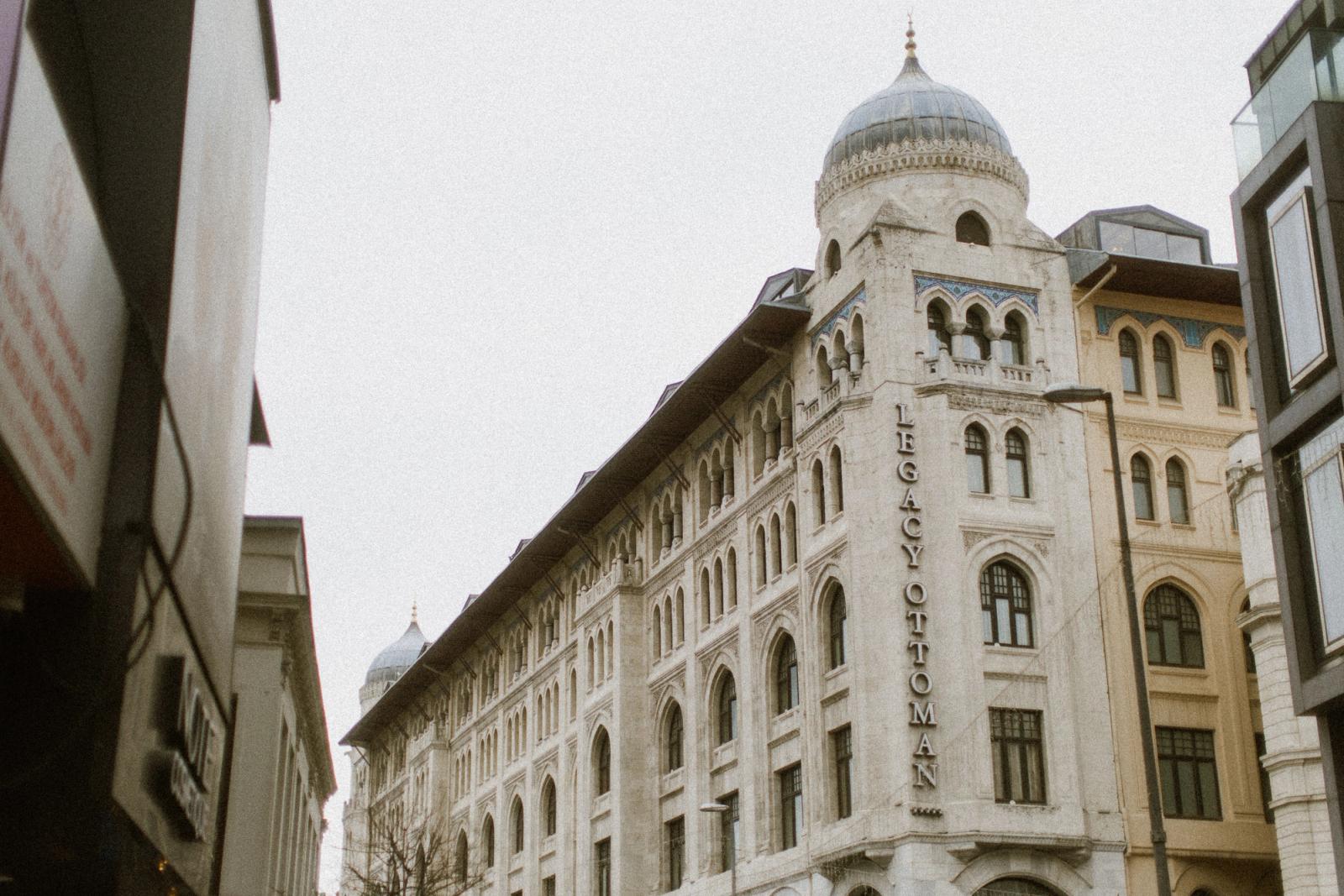 Historic Legacy Ottoman Hotel in Istanbul showcasing beautiful architecture