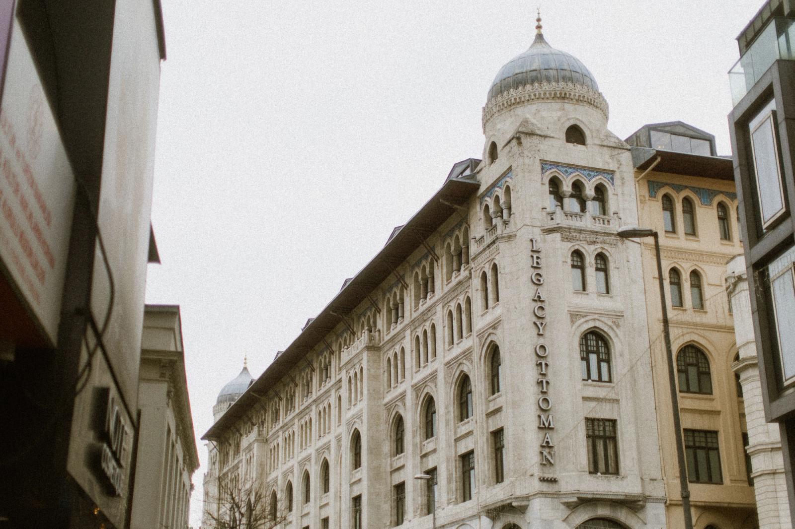 Historic Legacy Ottoman Hotel in Istanbul showcasing beautiful architecture