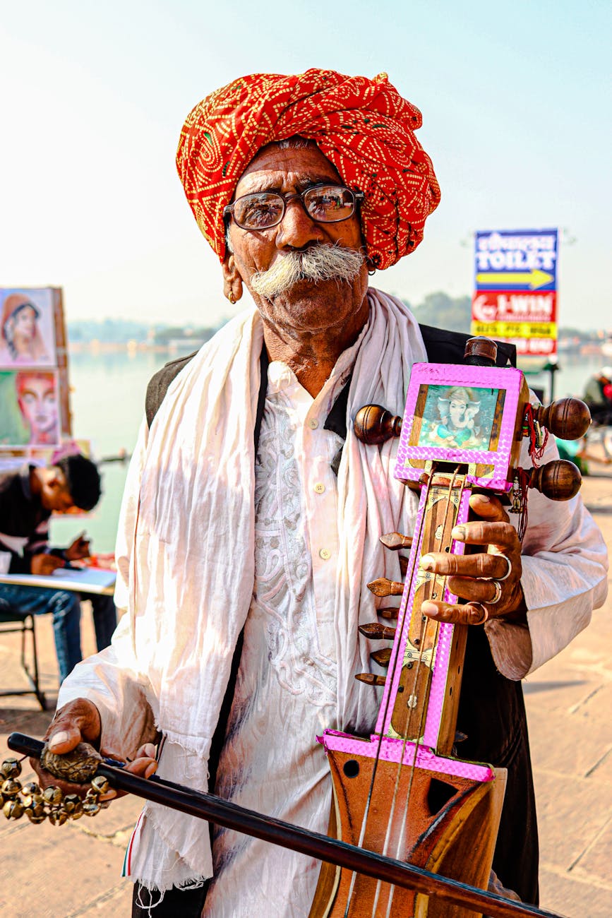 A portrait moment in India