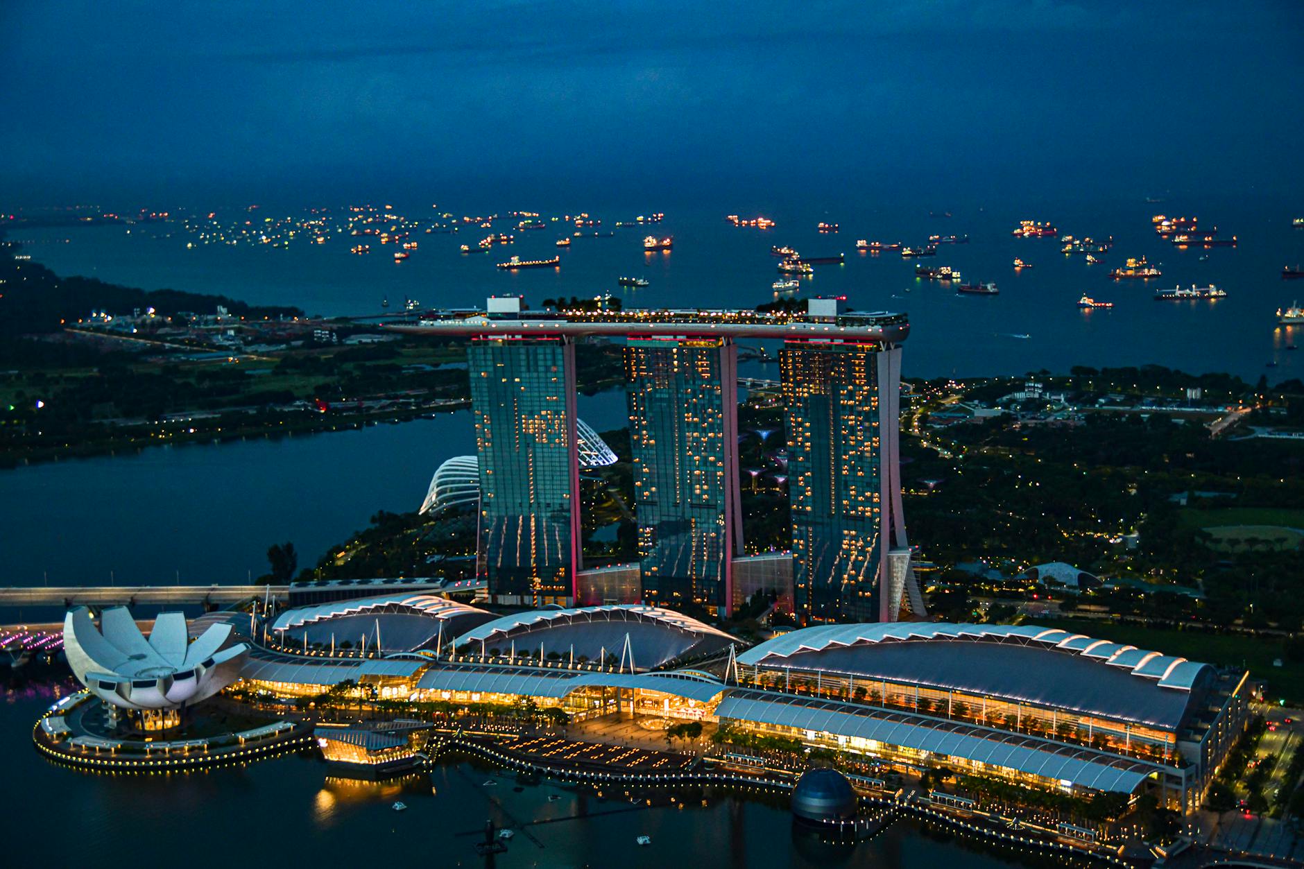 Singapore from above