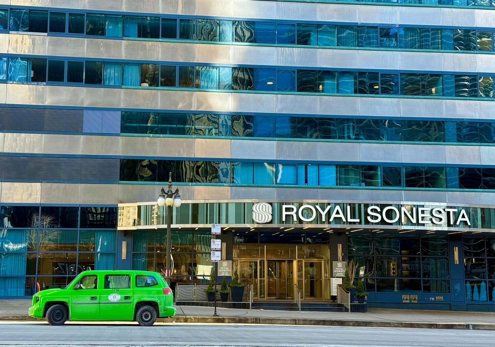 A hotel in Chicago, USA