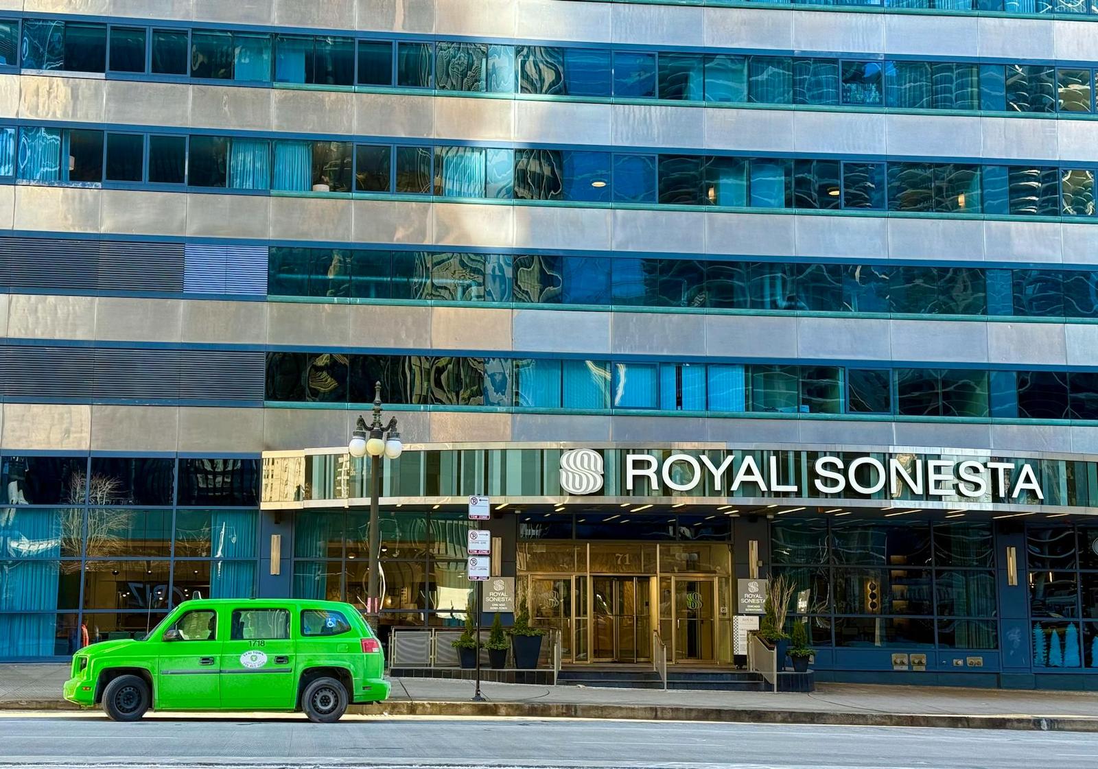A hotel in Chicago, USA