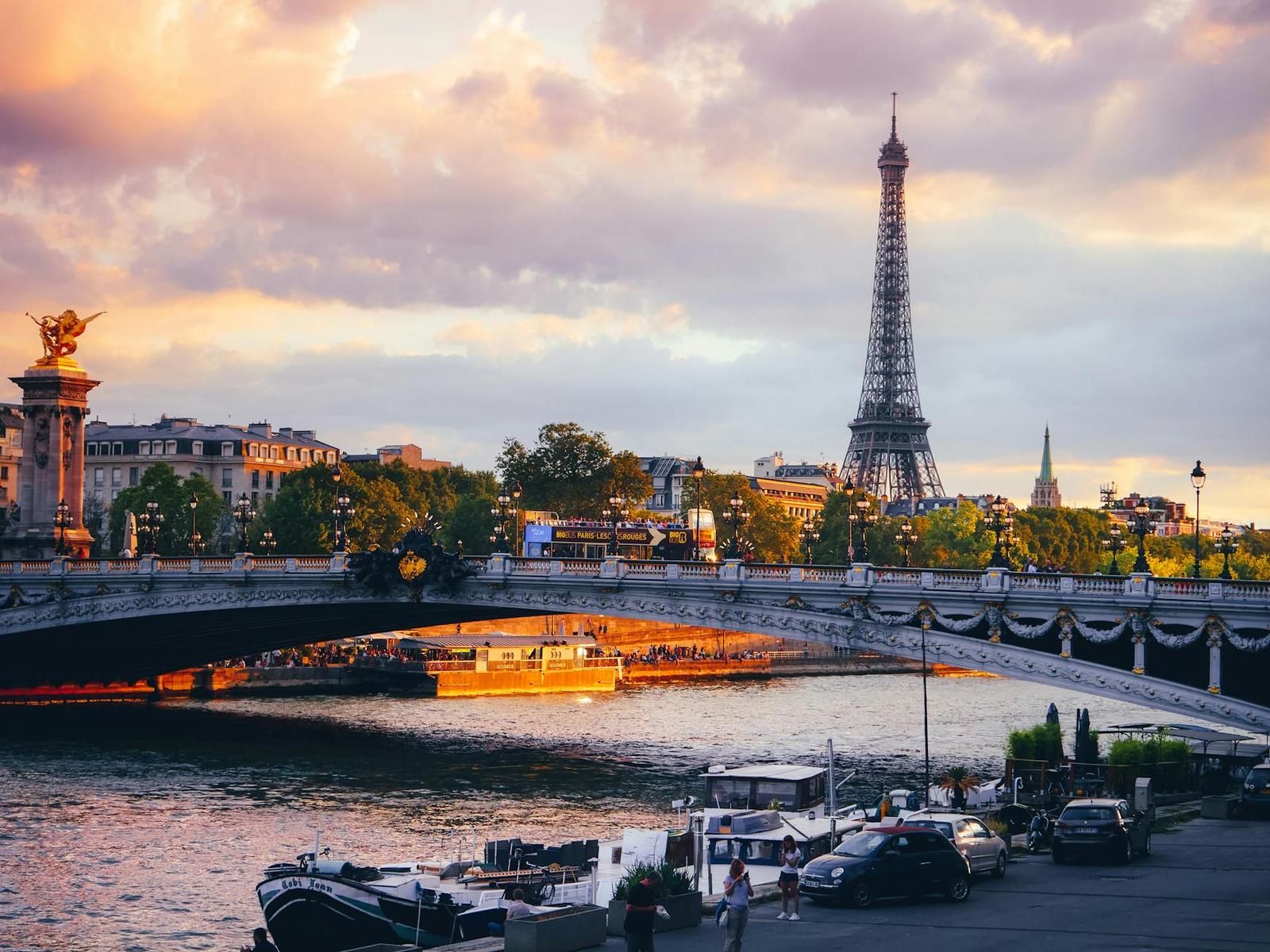 Paris Hop On Hop Off With Eiffel 2nd Level Entry + Seine River Cruise on day 14, Switzerland + France