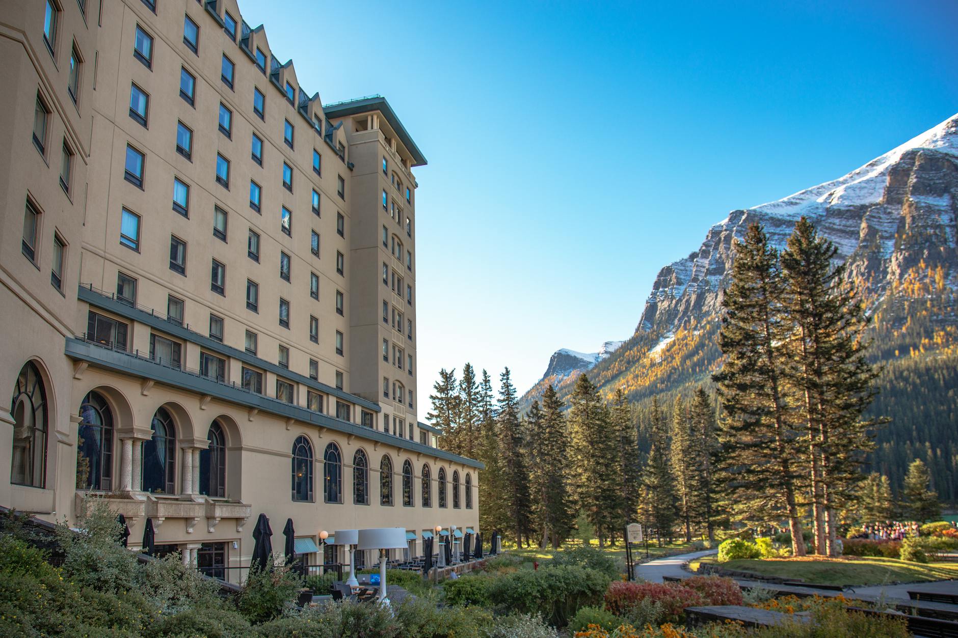 A hotel in Banff, Canada
