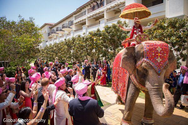 Heritage arrival & elephant welcome