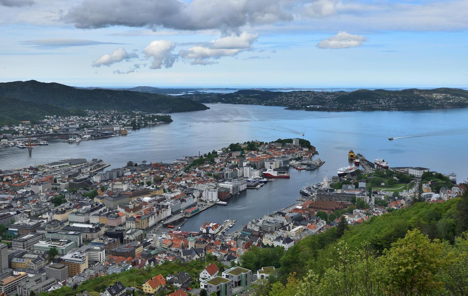 fjord above Bergen — Bergen, Denmark