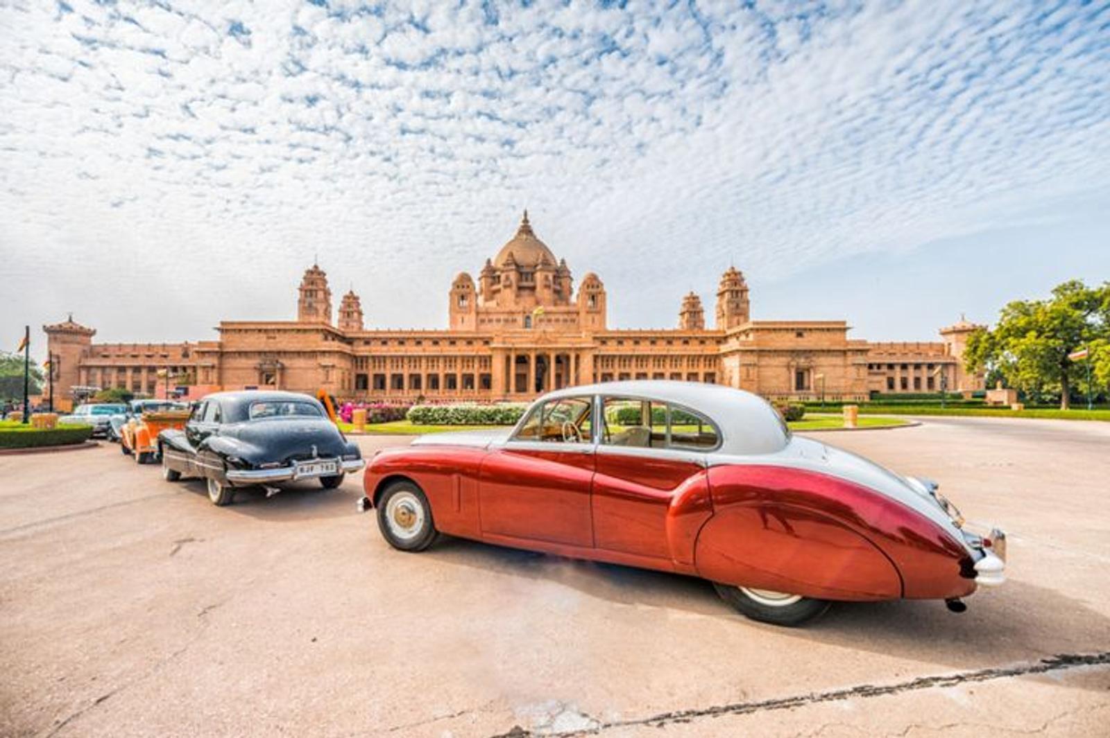 City Palace private dinner & vintage-car museum