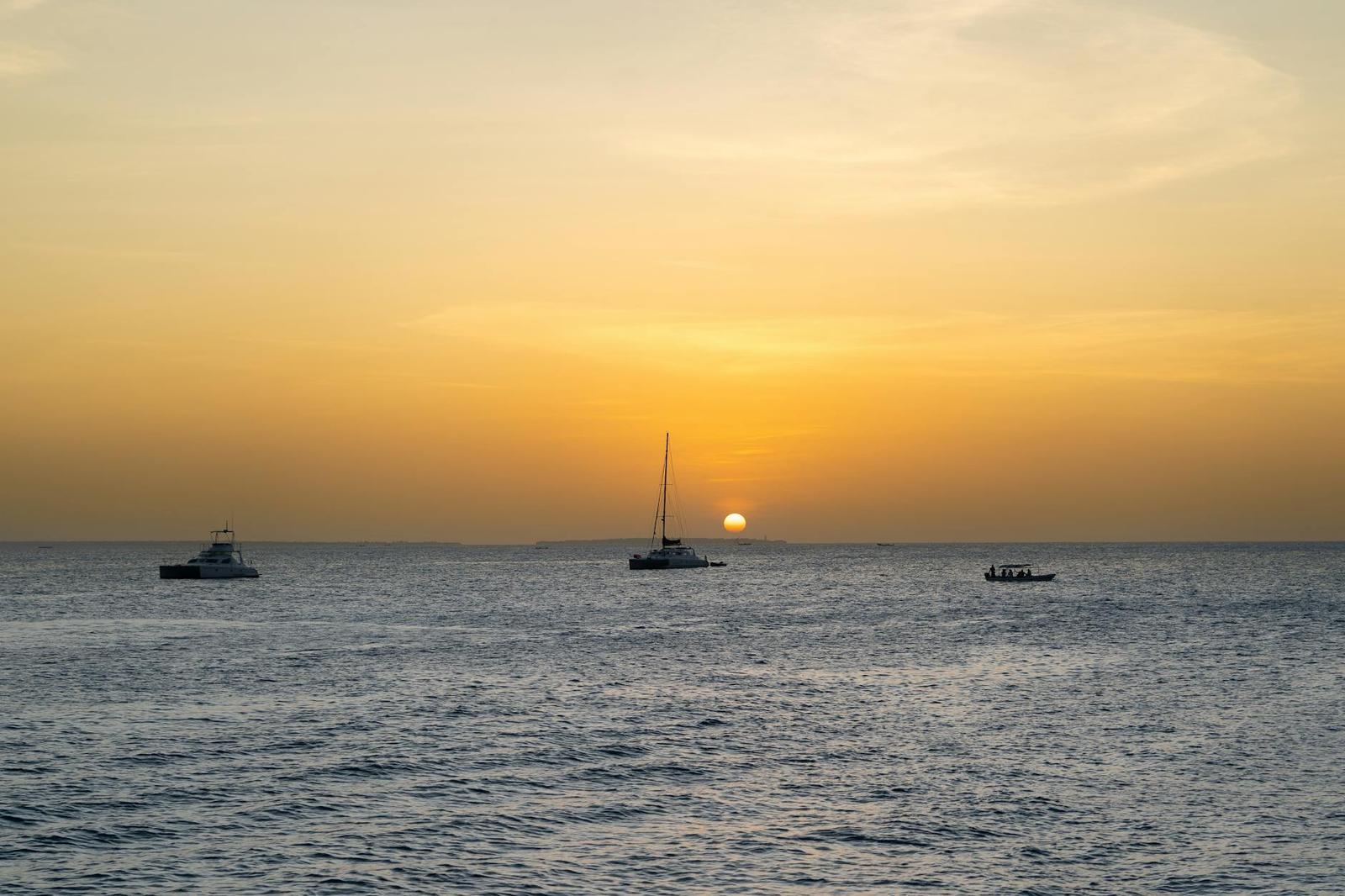 SUNSET CATAMARAN CRUISE architecture at night