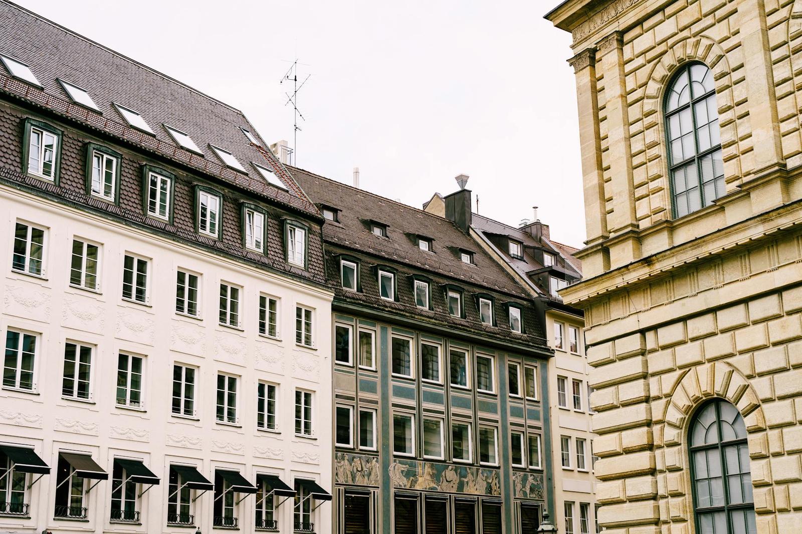 A hotel in Munich, Italy + Switzerland + France + Germany