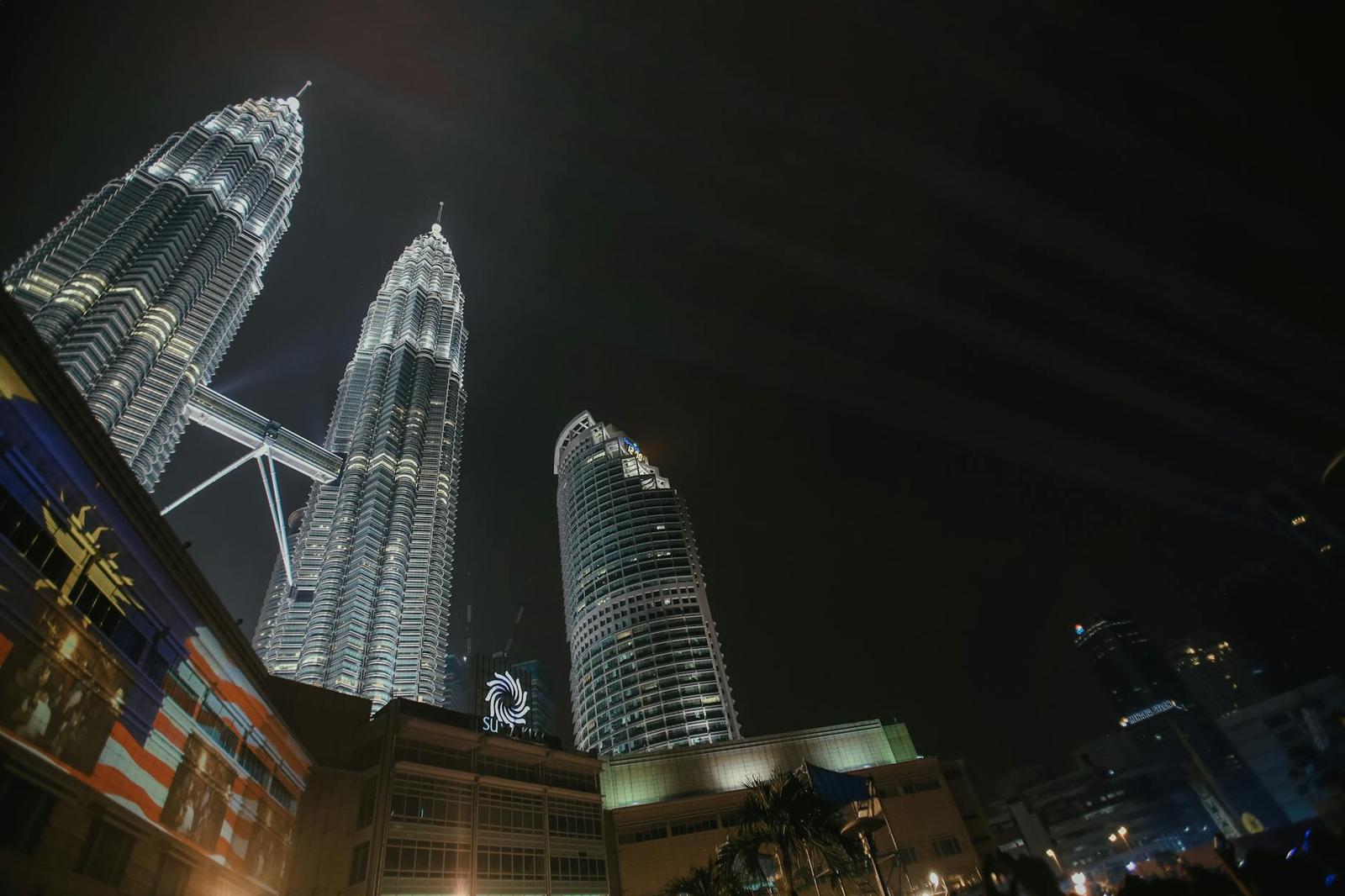 Half Day Kuala Lumpur City Tour architecture at night
