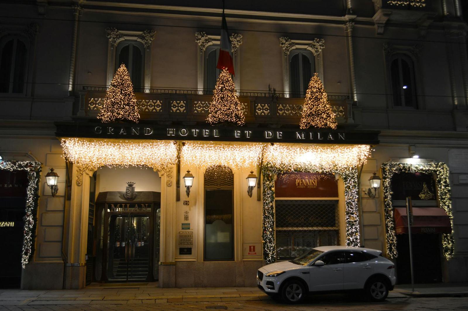 A hotel in Milan, Italy + Switzerland + France + Netherlands + Belgium