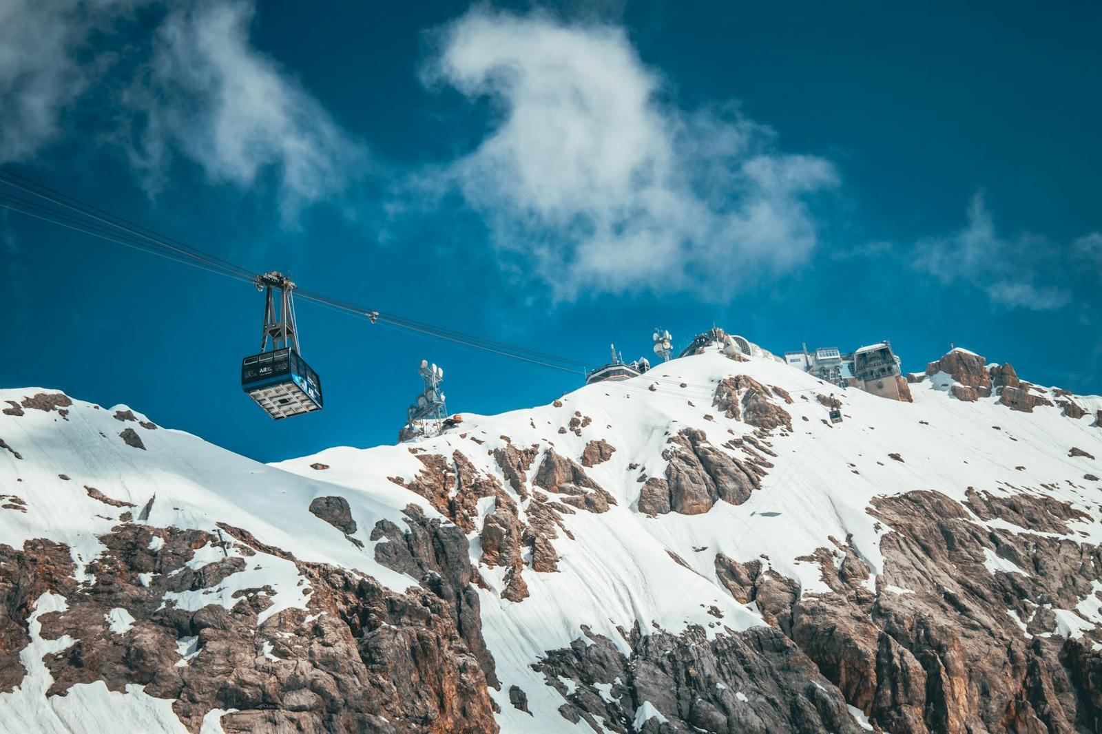 Mt Titlis With Ice Flyer, Finland + Switzerland + France