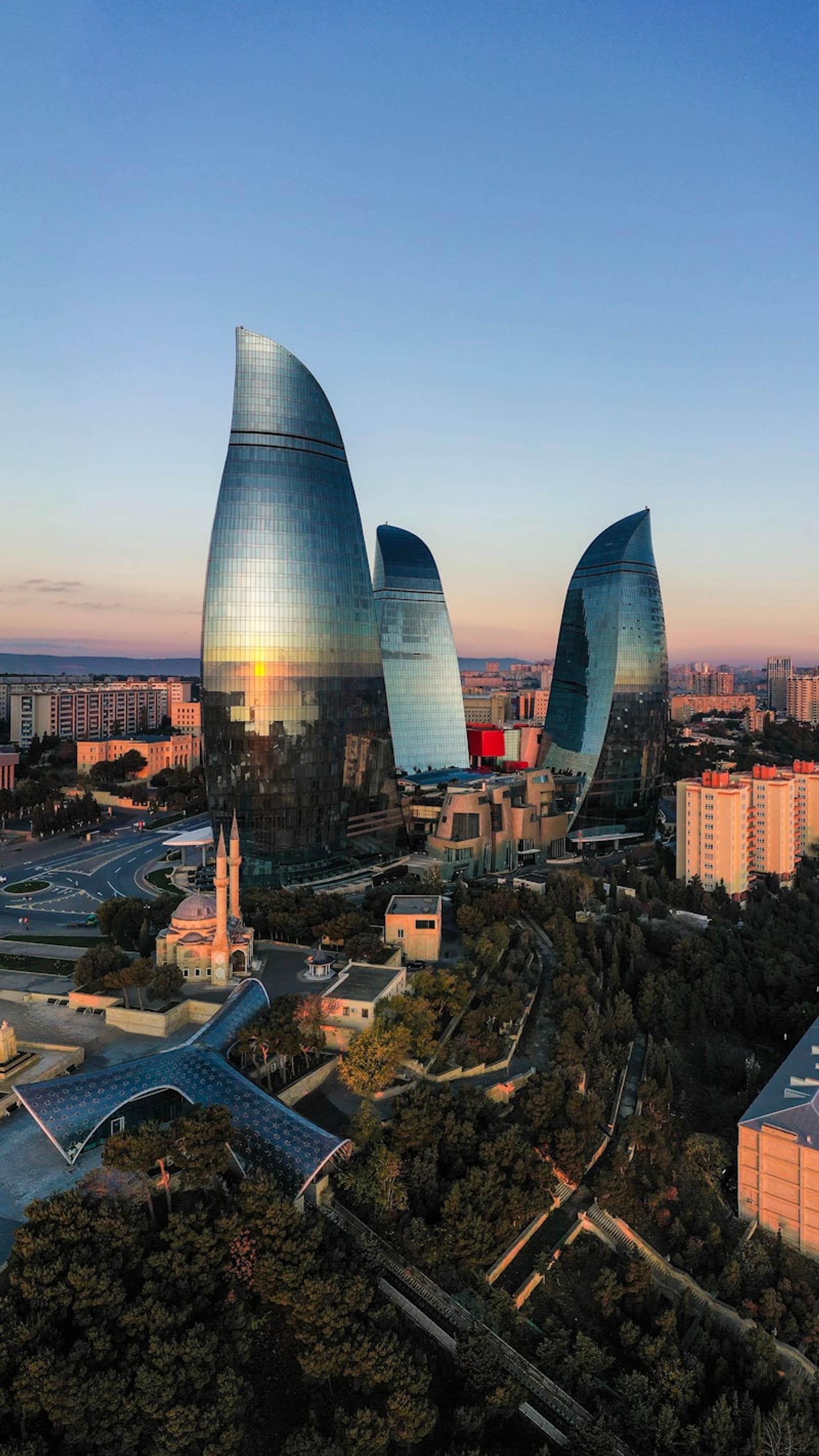 Baku flame towers