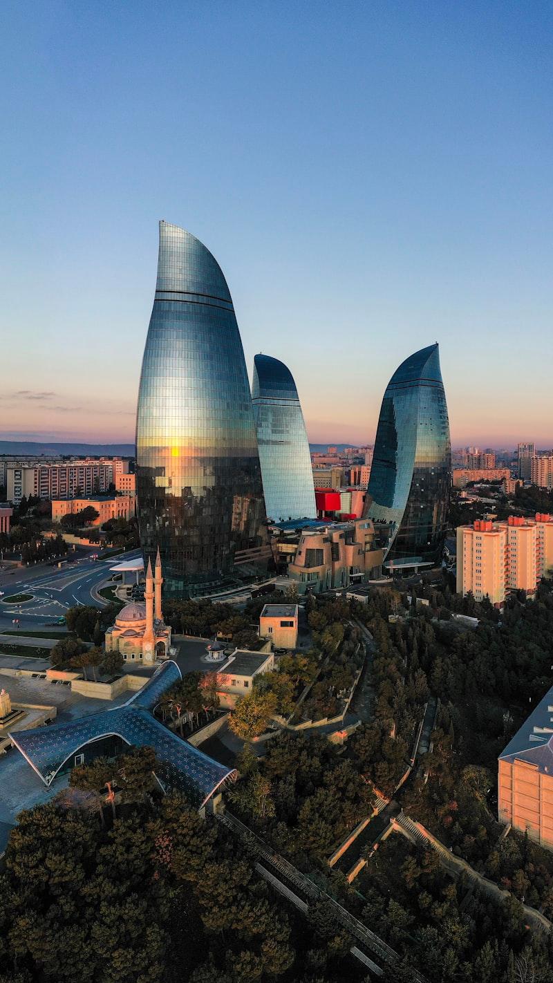 Baku flame towers
