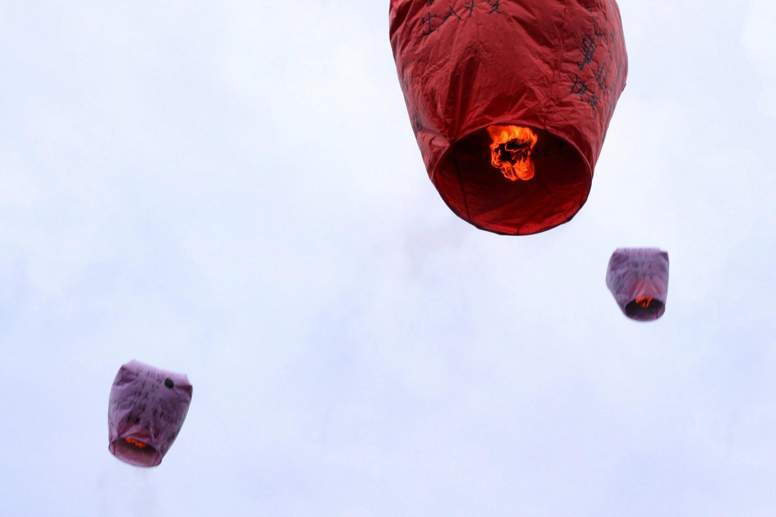 Jiufen + Shifen sky lantern, Taiwan