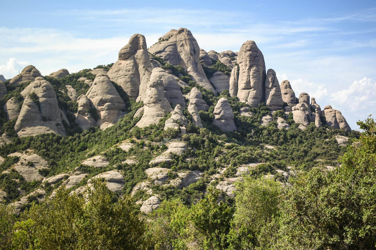 Explore the unique rock formations of Montserrat, a stunning natural landmark in Spain