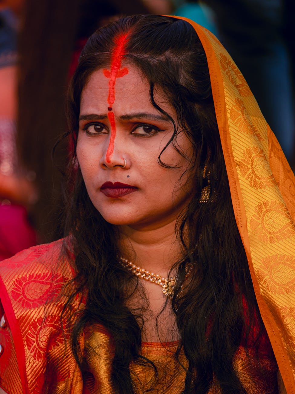 A portrait moment in India