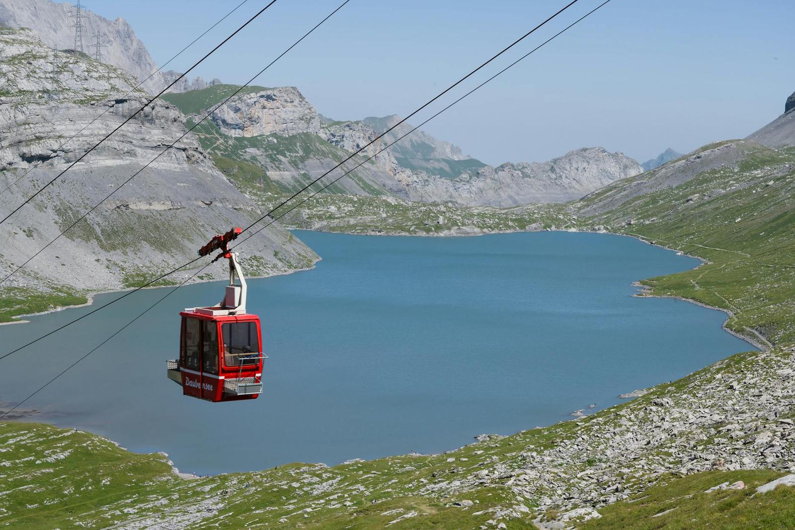 Mt Titlis With Rotating Cable Car, Switzerland