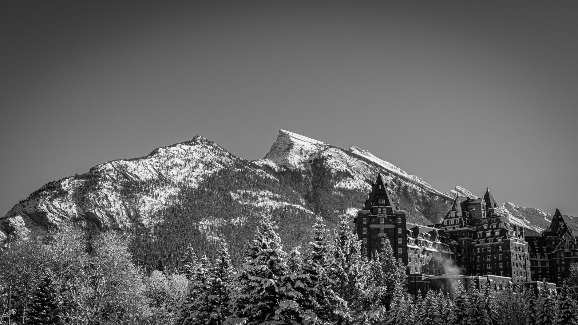 A hotel in Banff, Canada