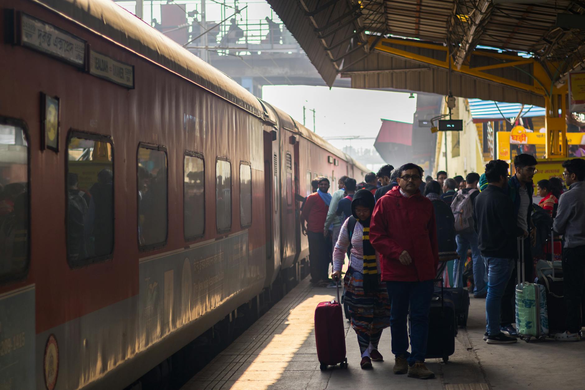 Departure on day 7, India