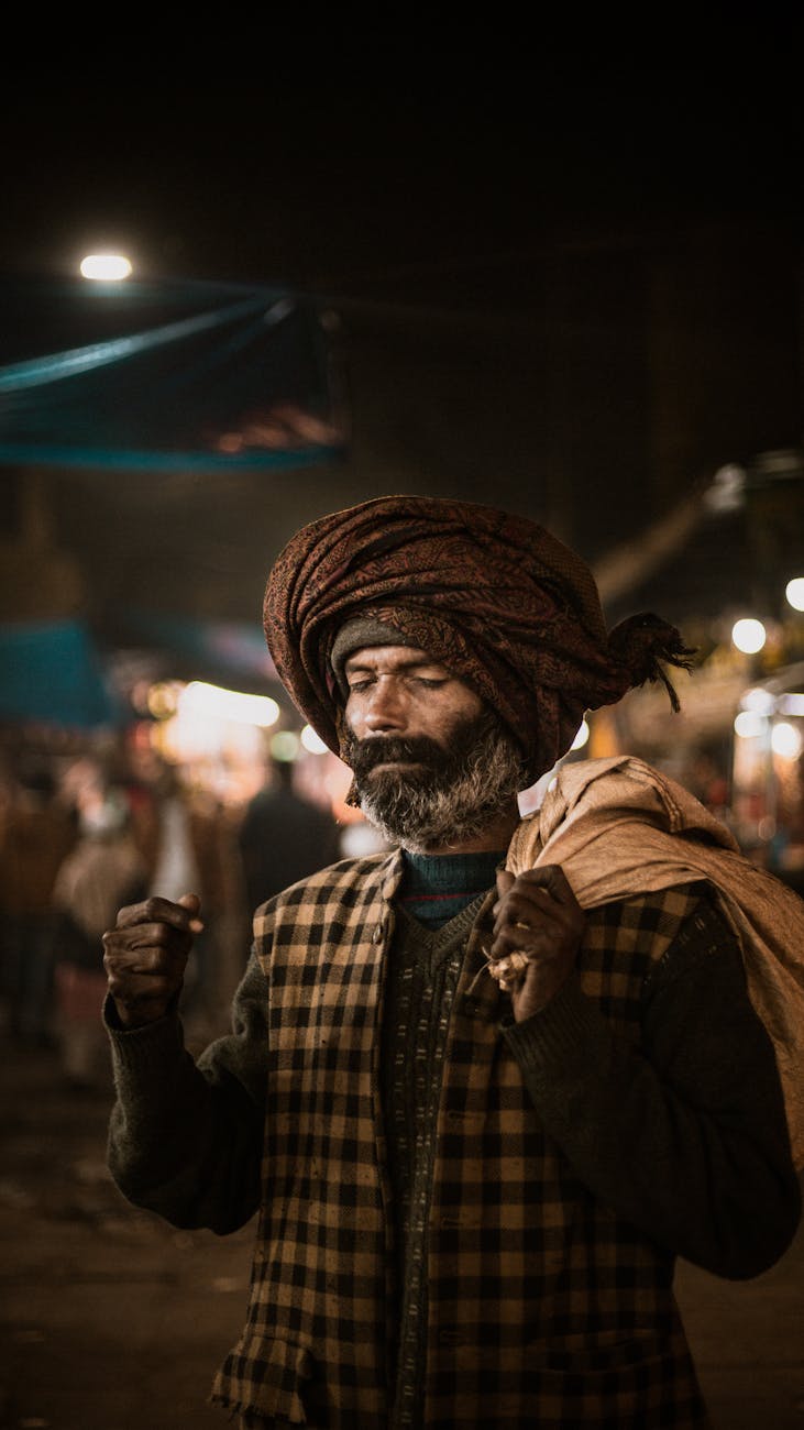 A portrait moment in India