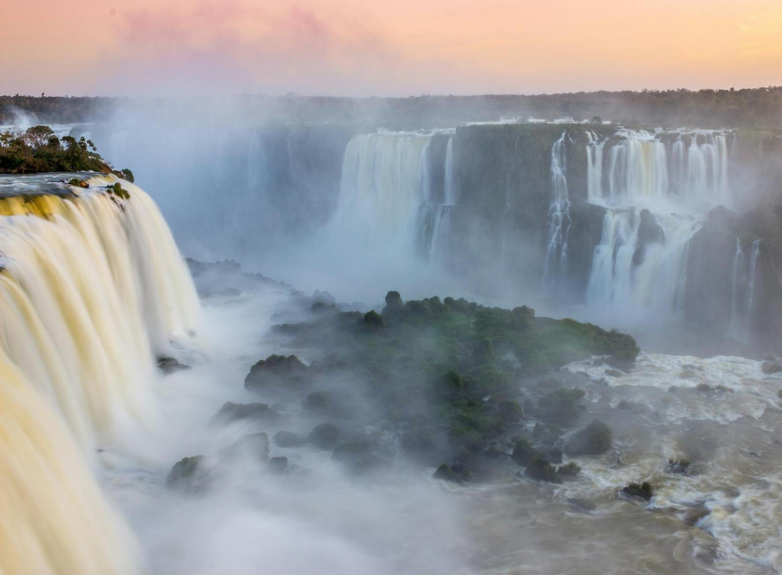 Both sides — Iguassu Falls, Brazil