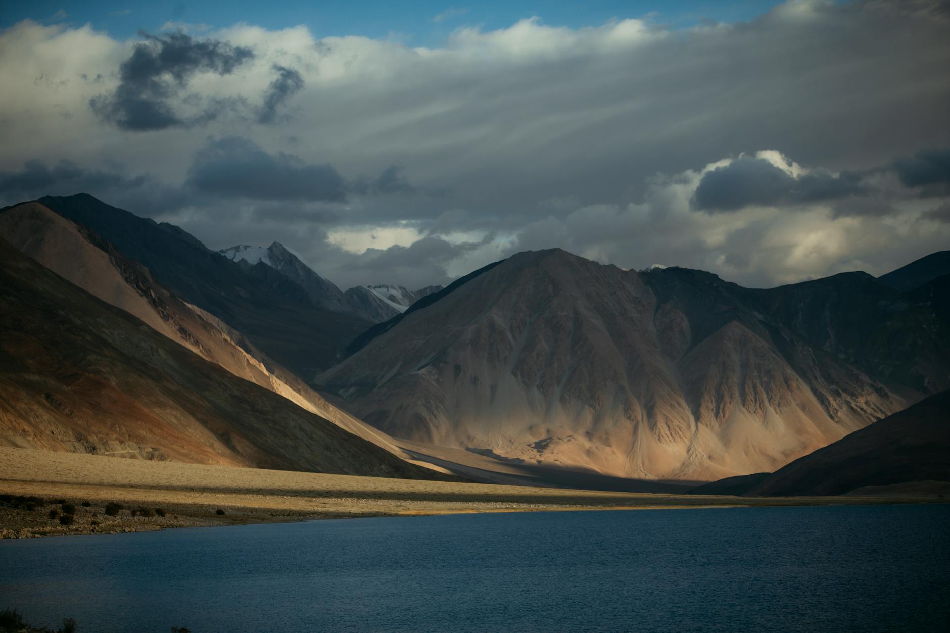 A hotel in Pangong Lake, India