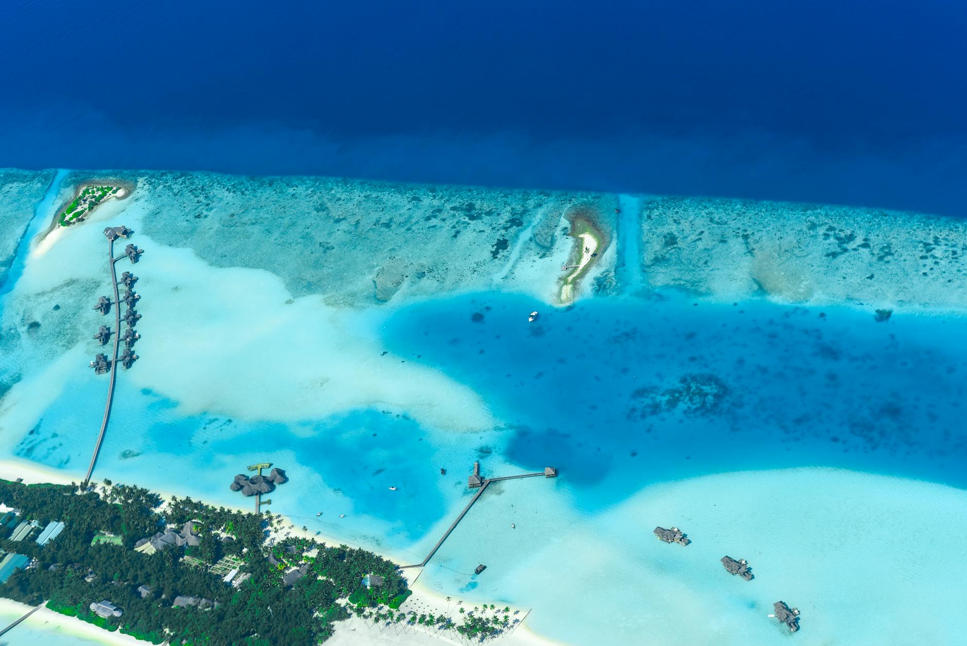 Maldives from above